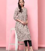 Anushil women's maternity feeding kurti for mothers with zip
