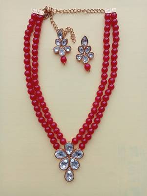Rozemili pearl  necklace set 1