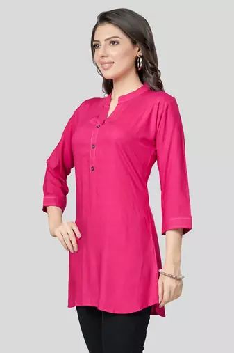 Saree swarg rayon short kurti