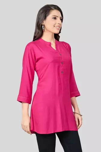 Saree swarg rayon short kurti