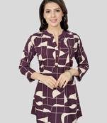 Saree swarg rayon printed short kurti