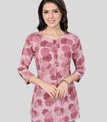 Saree swarg rayon printed short kurti