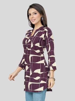  rayon printed short kurti 3