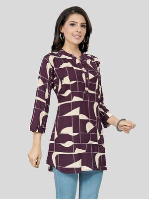  rayon printed short kurti 4