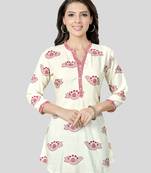 Saree swarg rayon printed short kurti