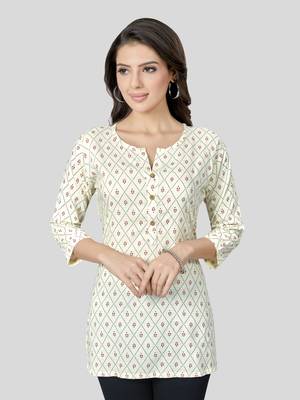  rayon printed short kurti 1
