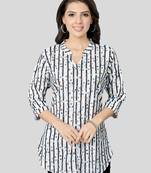 Saree swarg crepe printed short kurti