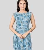 Saree swarg rayon printed short kurti