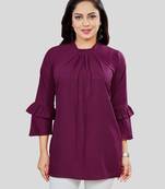 Saree swarg crepe short kurti