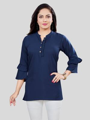  crepe short kurti 1