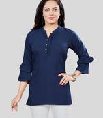 Saree swarg crepe short kurti