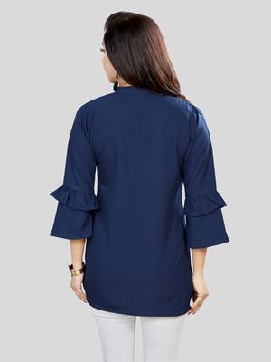  crepe short kurti 2