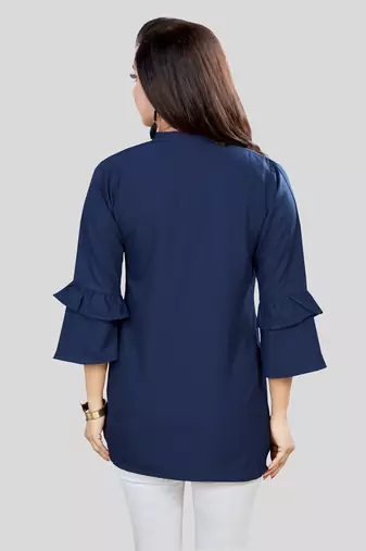  crepe short kurti