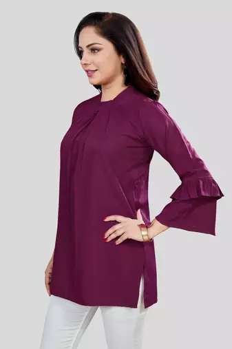  crepe short kurti