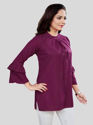  crepe short kurti 4