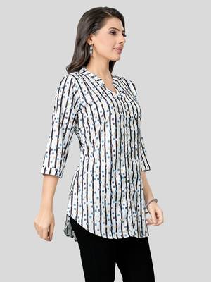  crepe printed short kurti 4
