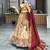 EILARA WOMEN'S CREAM KANJIVARAN SILK WEAVING WITH PRINTED WORK CLASSICAL LEHENGA CHOLI 