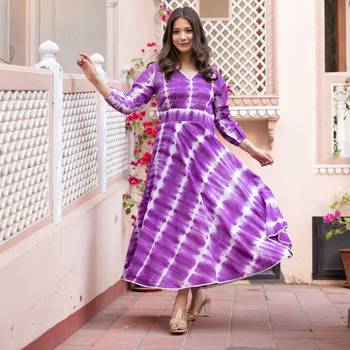 Purple tye dye dress 2