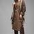 Cayorii Women's Coffee Cotton Blend Kurta with Pant and Dupatta
