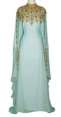 Baby Blue Wedding Kaftan for Women 2