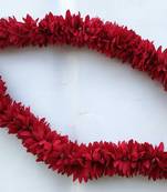 Red Fabric Hangings with Bells, Pack of 1