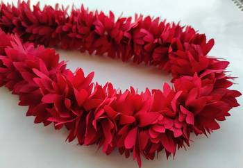 Red Fabric Hangings with Bells, Pack of 1 2
