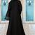 Self Design Handcrafted Embroidery Work On Sleeves Abaya