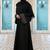 Self Design Handcrafted Embroidery Work On Sleeves Abaya