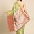 Silk Land Parrot Green Woven Design Silk Blend Saree With Unstitched Blouse Piece