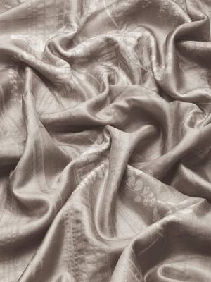 Silk Land Beige Digital Print Soft Silk Blend Saree With Unstitched Blouse Piece 4
