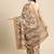 Silk Land Brown Digital Print Soft Silk Blend Saree With Unstitched Blouse Piece