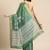 Silk Land Green Digital Print Soft Silk Blend Saree With Unstitched Blouse Piece