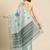 Silk Land Turquoise Digital Print Soft Silk Blend Saree With Unstitched Blouse Piece
