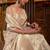 Cream Designer Banarasi Tussar Silk Saree With Blouse For Women
