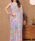  Multy Ethnic Smart Bollywood Style Girlish Saree