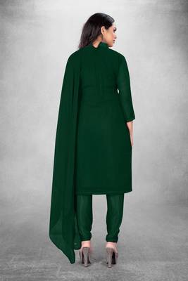 Beautiful green colour ethnic salwar kameez for formal looks 2