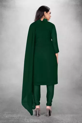Beautiful green colour ethnic salwar kameez for formal looks