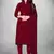 Beautiful maroon colour ethnic salwar kameez for formal looks