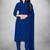 Beautiful blue colour ethnic salwar kameez for formal looks