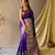 Weaving Jari Heavy Blue Traditional Partywear Saree