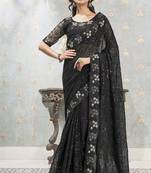  And Amazing Black Designer Bollywood Saree For Girlish Looks