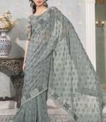  And Amazing Grey Designer Bollywood Saree For Girlish Looks