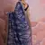 Blue Ethnic Printed Saree With Sequance And Coding Work Lace Border