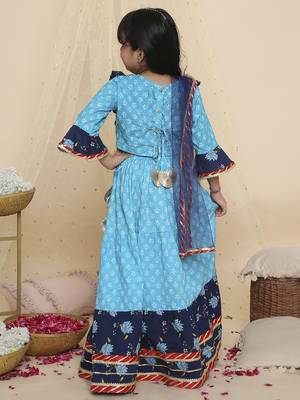 Kid1 leela pure cotton lehenga choli 2
