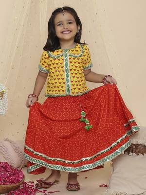 Kid1 meera skirt top set 1
