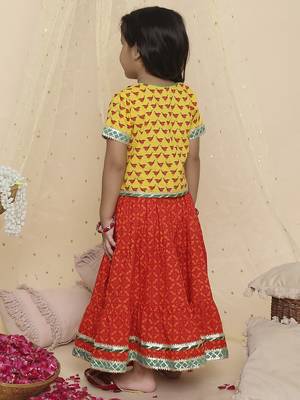Kid1 meera skirt top set 2