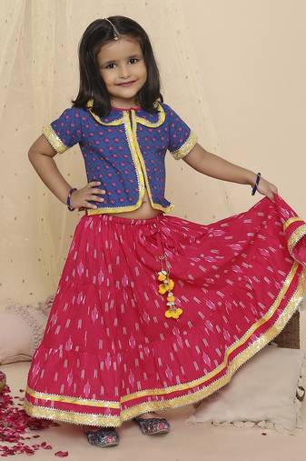 Kid1 meera skirt top set