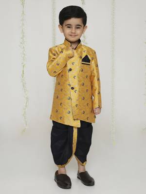 Kid1 festive sherwani dhoti 1