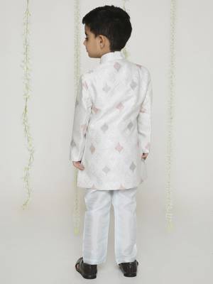 Kid1 embroidered sherwani set 2