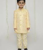 Kid1 embroidered sherwani set